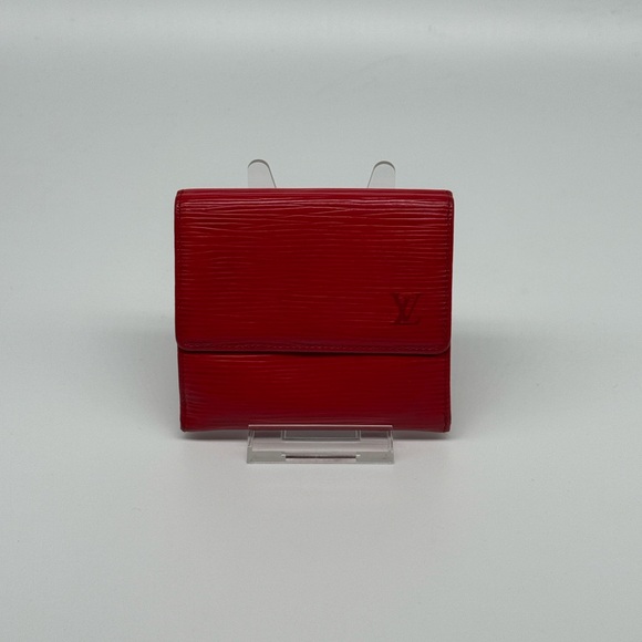 Louis Vuitton Red Epi Wallet - Picture 1 of 5